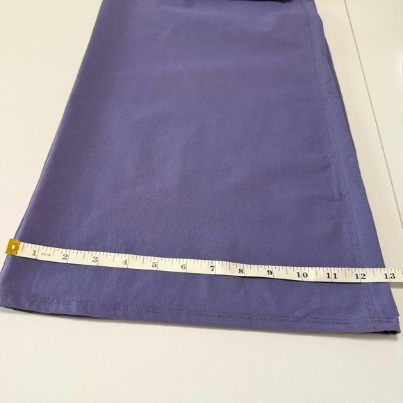 Youer Success Pants Wide Leg Women Size L High Waist Lightweight Alpen Purple - Picture 11 of 17
